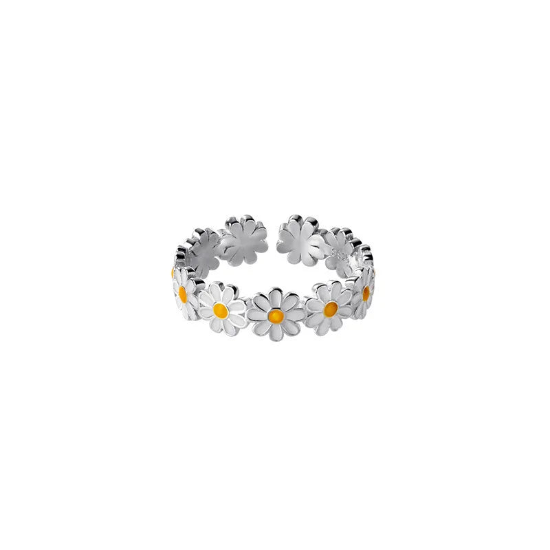 Cute Daisy Flowers Rings