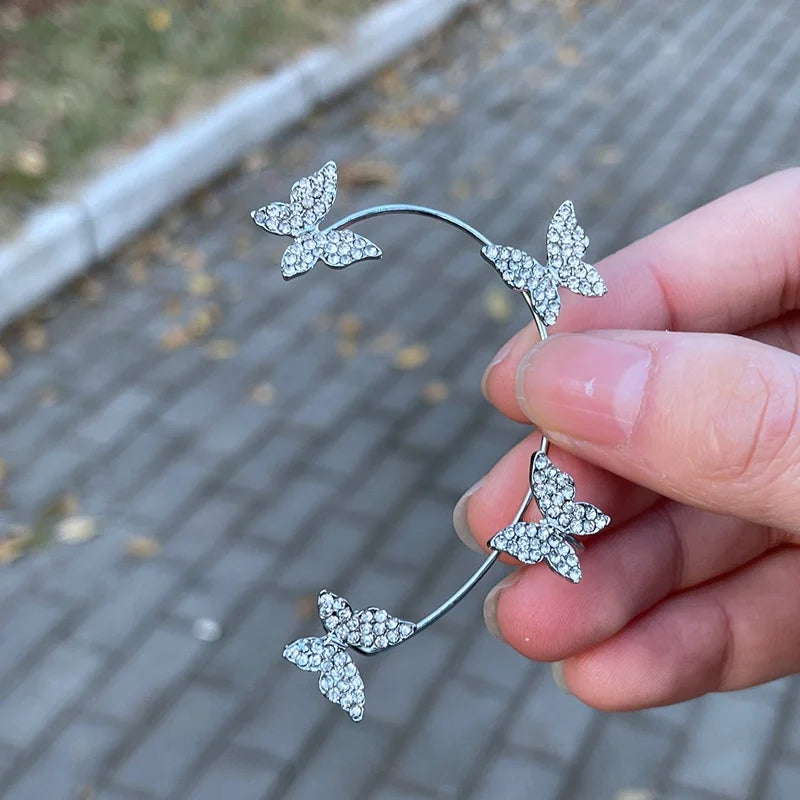 Korean Style Butterfly Ear Clips