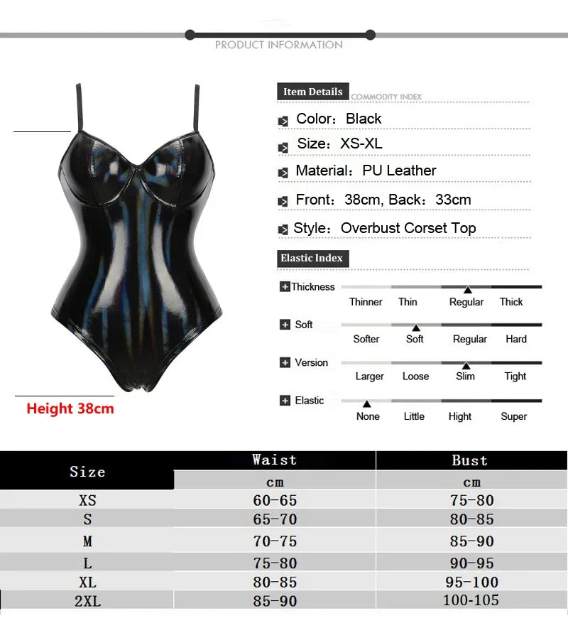 Gothic Punk Corset Bustier