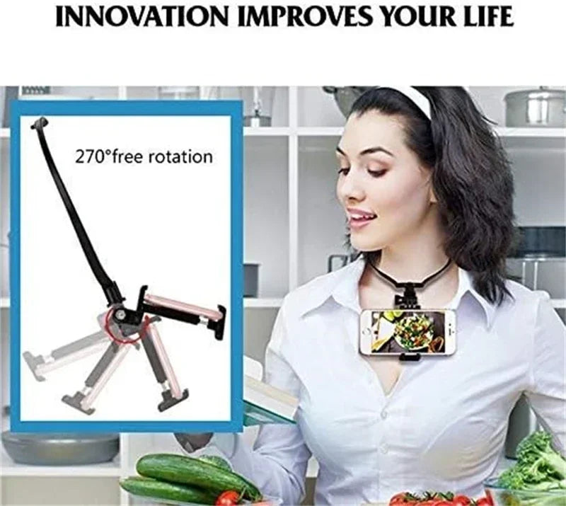 Wearable Neck Mobile Phone Stand