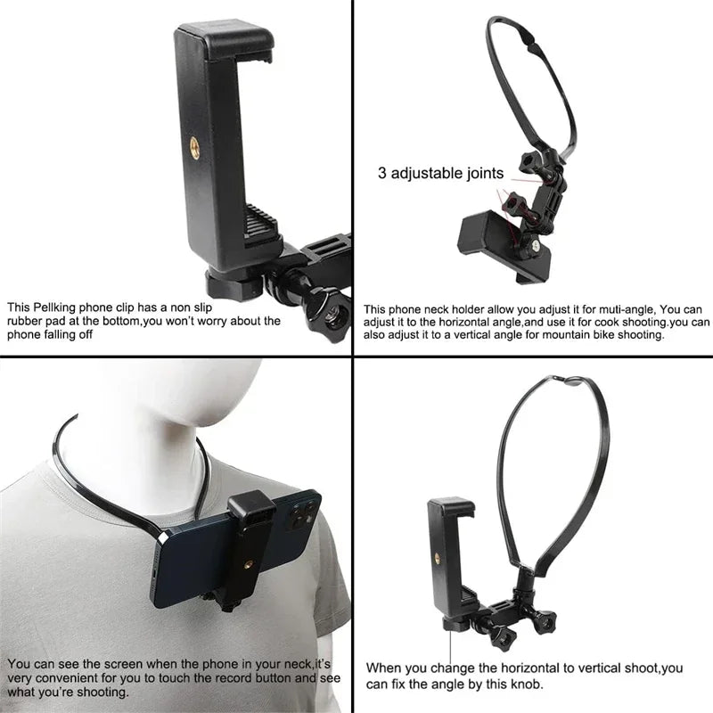 Wearable Neck Mobile Phone Stand