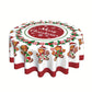 1pc Christmas Polyester Tablecloth - Lively Gingerbread Man Candy Pattern - Festive Decor for Home & Events - Durable Fabric, Instantly Adds Holiday Cheer - Perfect Christmas Gift