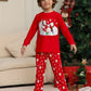 2pcs Kid's Polar Bear Print Long Sleeve Top & Pants Set, Comfy Set For Everyday Life, As Christmas Gift