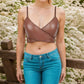 Women Pu Leather Corset Top Crop