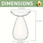 Avocado Seed Starter Vase Transparent Avocado Hydroponic Vase Plant Propagation Station Gardening Lovers Home Decor
