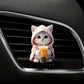 Cute cat acrylic car aromatherapy