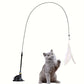 Cat Teaser Toy - Interactive Bell & Feather Wand