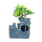 Led Lights Resin Rockery Flowing Water Fountain Lucky Feng Shui Wheel Office Desktop Ornaments With Nebulizer Home Decoration