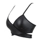 Women Pu Leather Corset Top Crop