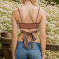 Women Pu Leather Corset Top Crop