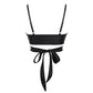 Women Pu Leather Corset Top Crop