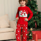 2pcs Kid's Polar Bear Print Long Sleeve Top & Pants Set, Comfy Set For Everyday Life, As Christmas Gift