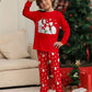 2pcs Kid's Polar Bear Print Long Sleeve Top & Pants Set, Comfy Set For Everyday Life, As Christmas Gift