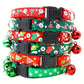 Pet Collar Christmas Nylon Cat Collar Adjustable Holiday Pet Collar, Pet Christmas Gift