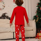 2pcs Kid's Polar Bear Print Long Sleeve Top & Pants Set, Comfy Set For Everyday Life, As Christmas Gift